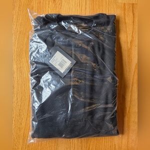 Filson Waffle Knit Thermal Henley - Faded Black (M) - NWT